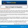 How to Graph An Equation