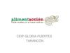 Alimentaccion: Red de escuelas por un mundo rural vivo. CEIP Gloria Fuertes. Castilla La Mancha