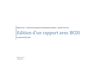 Edition d'un rapport avec BCDI