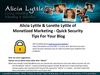 Alicia Lyttle & Lorette Lyttle of Monetized Marketing - WordPress Wednesdays – Quick Security Tips For Your Blog