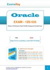 Free Oracle 1Z0-535 Exam PDF | Examskey