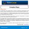 Complex Plane