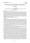 What Strategy for Optimal Health in Poorest Developing Countries