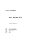 Histoire des Arts