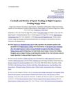 Cocktails and Review of Speed Trading at High Frequency Trading Happy Hour