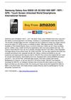 Samsung Galaxy Ace S5830 US 3G 850/1900 5MP / WIFI / GPS / Touch Screen Unlocked World Smartphone International Version