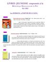 Livres Jeunesse BDP Eté 2012