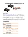 Teradek TD-CUBE-100/300 1ch HD-SDI Encoder/Decoder Pair