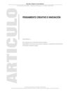 pensamiento creativo e innovación