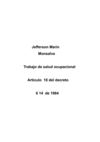 decreto 614 de 1984