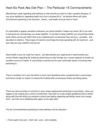 Hard Six Pack Abs Diet Plan -- The Particular 15 Commandments