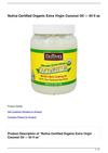 Nutiva Certified Organic Extra Virgin Coconut Oil — 54 fl oz