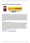 BlackBerry Curve 8530 Phone, Red (Sprint)