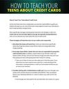 How to Teach Your Teens About Credit Cards
