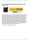 True Black Solid Swing Door Back Bar Cooler For 1 Half Barrel – TBB-1