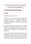 Tsin Yen : la création artistique des masses (mai 1972)