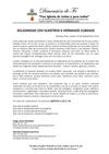 Documento Pastoral de Solidaridad con los 5 