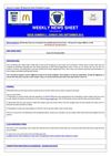 SCWGFL Weekly News Sheet (2nd September 2012)