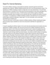 Need For Internet Marketing