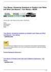 Your Money: Answering Questions on Student Loan Rates and What Lies Beyond – Your Money + MORE
