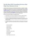 Get the Best SEO Consulting Services that Help Your Business Grow