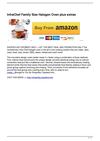 InfraChef Family Size Halogen Oven plus extras