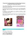 Preparation Coaching Institutes for Fashion Design Institutes Of India!NIFT,NID,PEARL,SRISTI