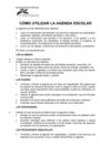 Uso de la agenda escolar