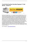 True S/S Club Top Direct Draw Beer Dispenser F/ 2 Half Barrels – TDD-2CT-S