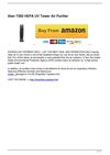 Alen T300 HEPA UV Tower Air Purifier