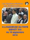 ALBUM DE L'AUDIENCE AVEC LE PAPE BENOÎT XVI !