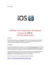 GPS/GIS Travel Application Development Services for iOs 6, Get Free Quote Today!