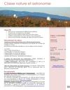 Classe nature et astronomie