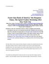 Faster than Bank of America' Site Response Times, The Speed Traders Workshop 2012 New York City
