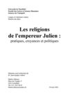 Religions de l'Empereur Julien