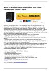 MicroLux ML4000D Series Home HEPA Ionic Ozone Generating Air Purifier – Black