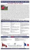 Verstraete Travel's Battlefields of Europe Tour 2013
