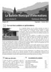 Bulletin municipal d'informations - Septembre Octobre 2012