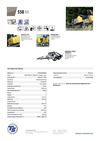 Technischen Daten - 550M / TS INDUSTRIE