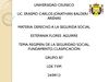 REGÍMEN DE LA SEGURIDAD SOCIAL