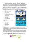 Custom Android weather Application – Makes your Planning Batter