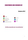 Agenda culturel d'octobre 2012
