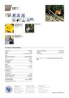Technical characteristics - 327Z / TSINDUSTRIE