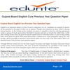 Gujarat Board English Core Previous Year Question Paper