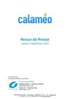 Revue de presse 1er semestre 2012