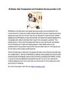 Rx Medco- Best Transpotation and Translation Service provider in US