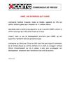 Communiqué de presse Bilan Société CARRE