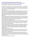 Osteo-Arthritis _ Which Are The Pure Treatments _