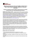 Mastering the Behavioral Interview To Make a Perfect Hire is Topic of Next Experts Connection Webinar for Executive...