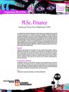 M.Sc. E-Finance